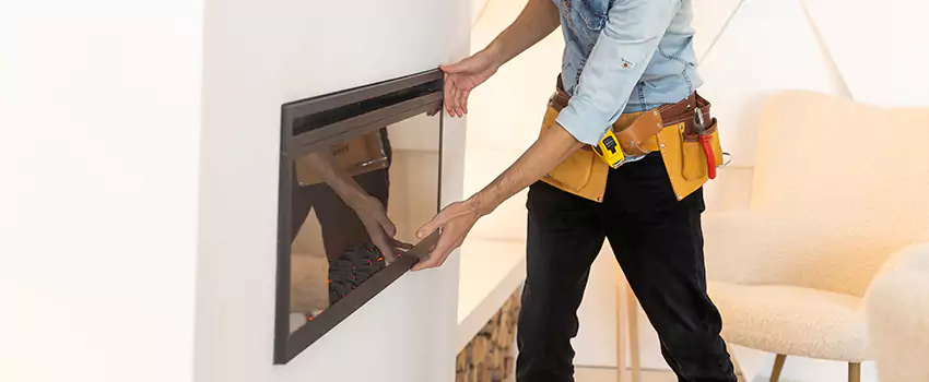 Metal Fireplace Installation in Miamisburg, Ohio