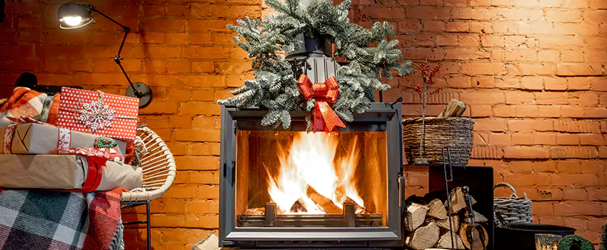 Travis Industries Linear Gas Fireplace Installation in Miamisburg, Ohio