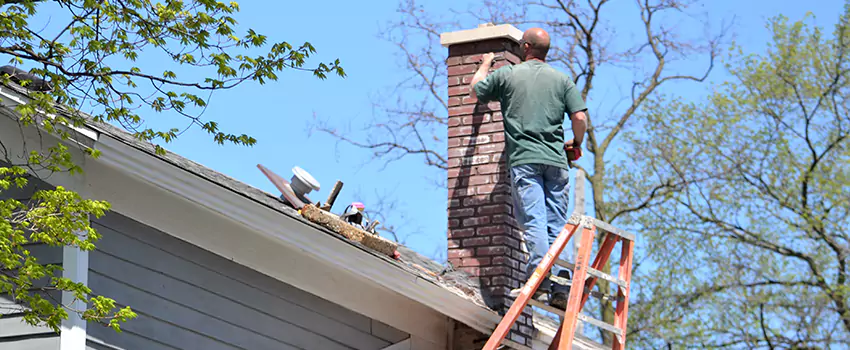 Vinyl and PVC Chimney Flashing Installation in Miamisburg, OH